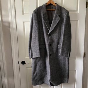Maitland of England - Men's Herringbone Overcoat - 40R